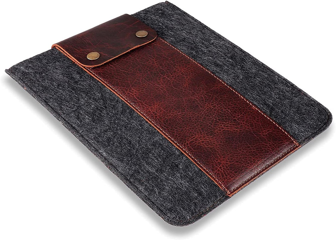 MegaGear Echtleder Tablet Hülle für iPad Pro 11 Zoll, Alle Generationen iPad Air & iPad (Braun, 12.9