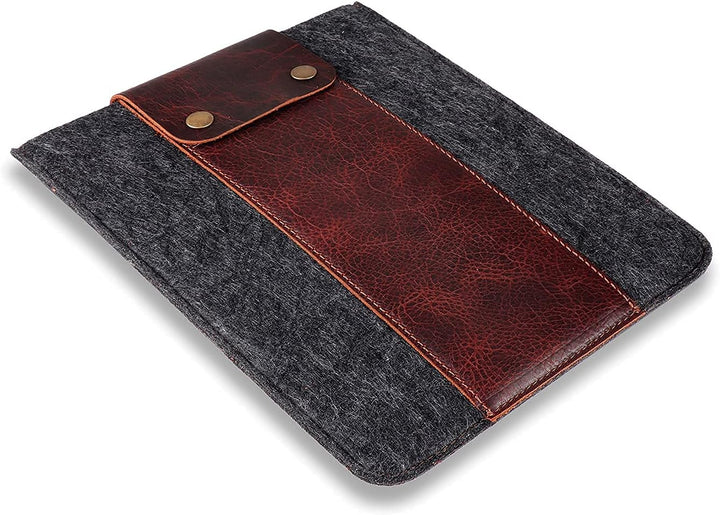 MegaGear Echtleder Tablet Hülle für iPad Pro 11 Zoll, Alle Generationen iPad Air & iPad (Braun, 12.9