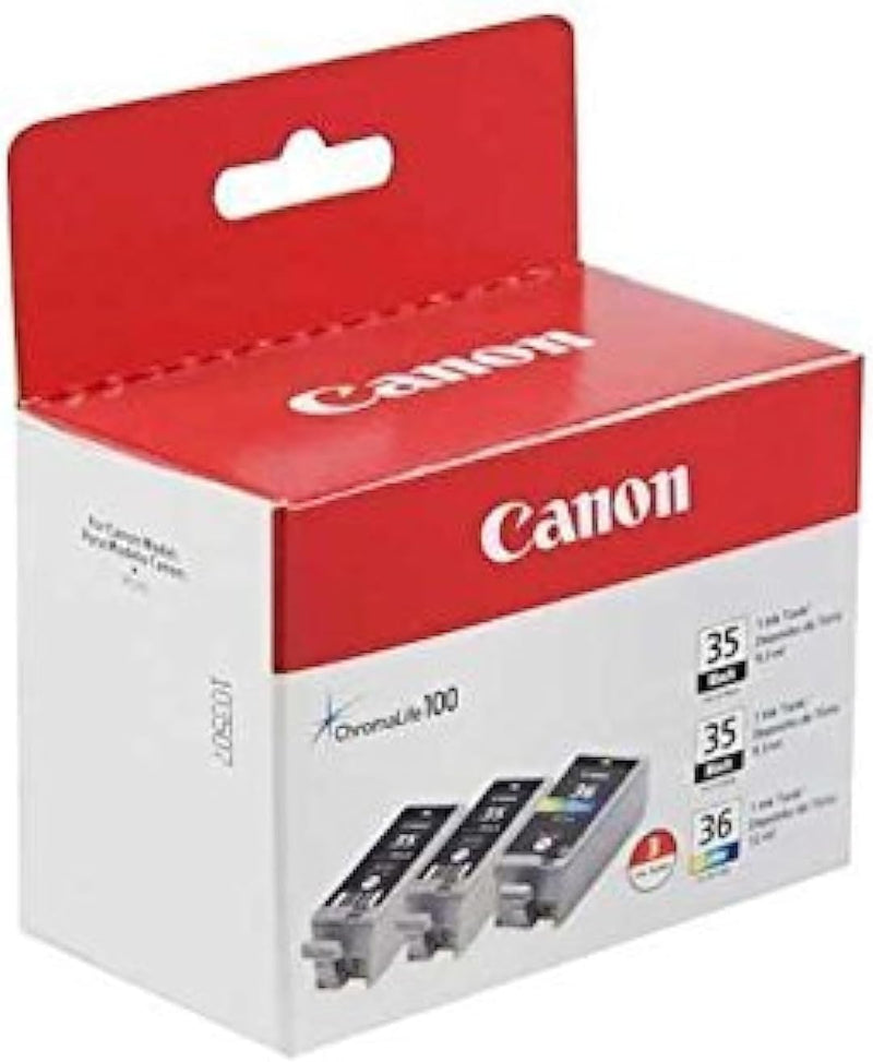 Canon PGI-35 Black Twin & CLI-36 Colour Ink Cartridge Bundle Pack