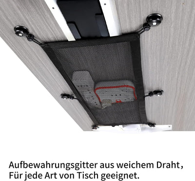 Schreibtisch Netz für Kabel - Kabelnetz Schreibtisch für Kabelmanagement - Flexible Kabelkanal - PC