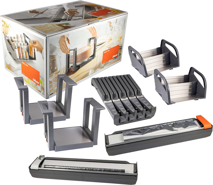 Küchenhelfer-Set Blum Orga-Line für Tandembox & Schubkasten | ZOU.30U1I | hochwertige Küchen-Utensil