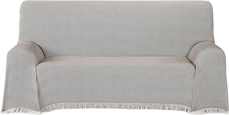 BEAUTEX Tagesdecke - Wohnzimmer Decke aus Baumwolle, Praktischer Überwurf als Sofadecke oder Couchde