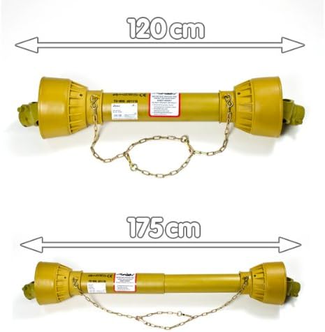 DEMA Gelenkwelle/Zapfwelle 120-175 cm 6 Zähne 1 3/8