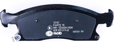 HELLA PAGID 8DB 355 019-621 Bremsbelagsatz - T2107 - Dicke/Stärke: 21.3mm - Bremssystem: Teves - mit