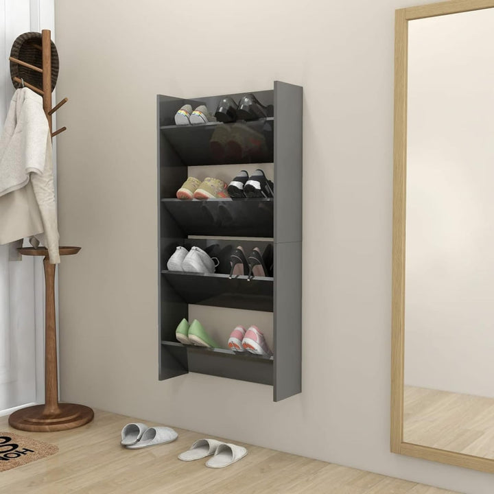 Tidyard 2 STK. Wand Schuhschränke, Schuhschrank Hängend Wand Schmal, Schuhregal, Schuhaufbewahrung,
