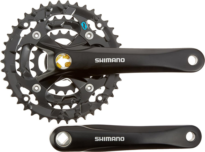 SHIMANO M361 Kurbelgarnitur Acera (schwarz, 175-mm 42/32/22t 7/8 Speed)