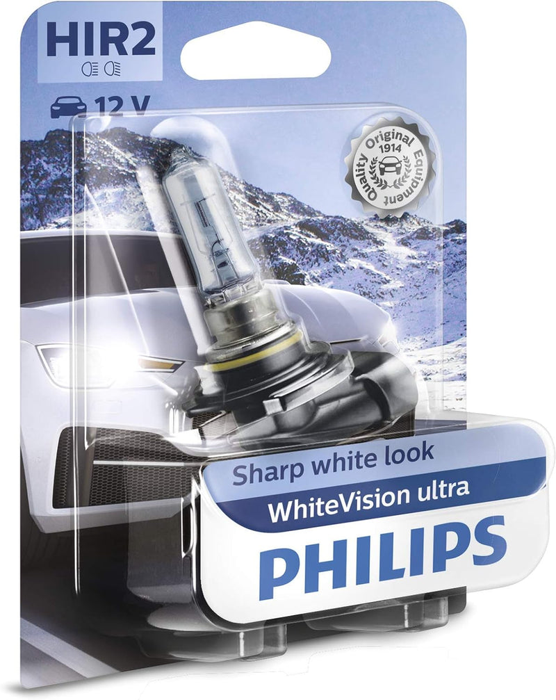 Philips 541028 WhiteVision ultra HIR2 Scheinwerferlampe, Einzelblister, Single blister Single bliste