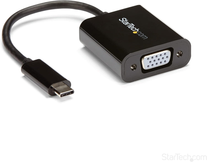 StarTech.com USB-C auf VGA Adapter - USB Typ-C zu VGA Video Konverter VGA Schwarz, VGA Schwarz