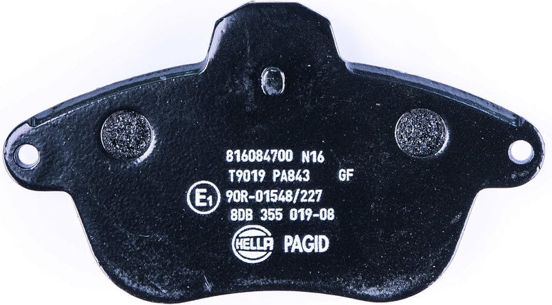 HELLA PAGID 8DB 355 019-081 Bremsbelagsatz - T9019 - Dicke/Stärke: 17mm - Bremssystem: Bendix - inkl