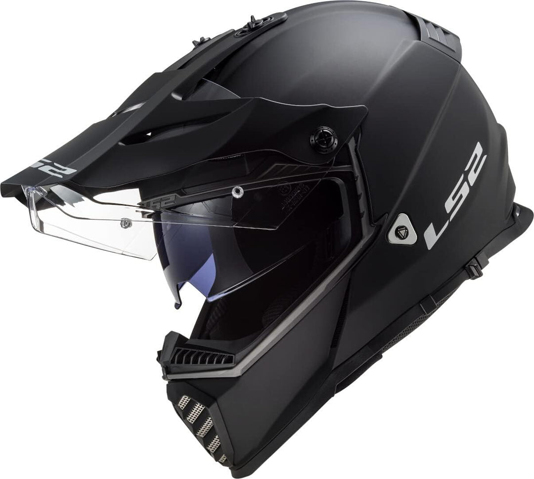 LS2 PIONEER EVO schwarz matt S S Schwarz, S Schwarz