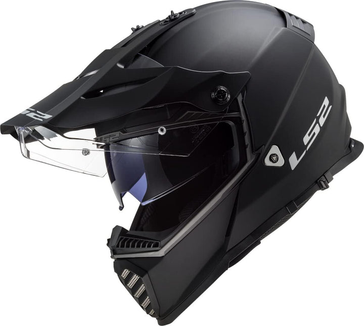 LS2 PIONEER EVO schwarz matt S S Schwarz, S Schwarz