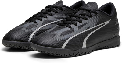 PUMA Unisex Kinder Ultra Play It Jr Fussballschuh 29 EU Puma Black Asphalt, 29 EU Puma Black Asphalt