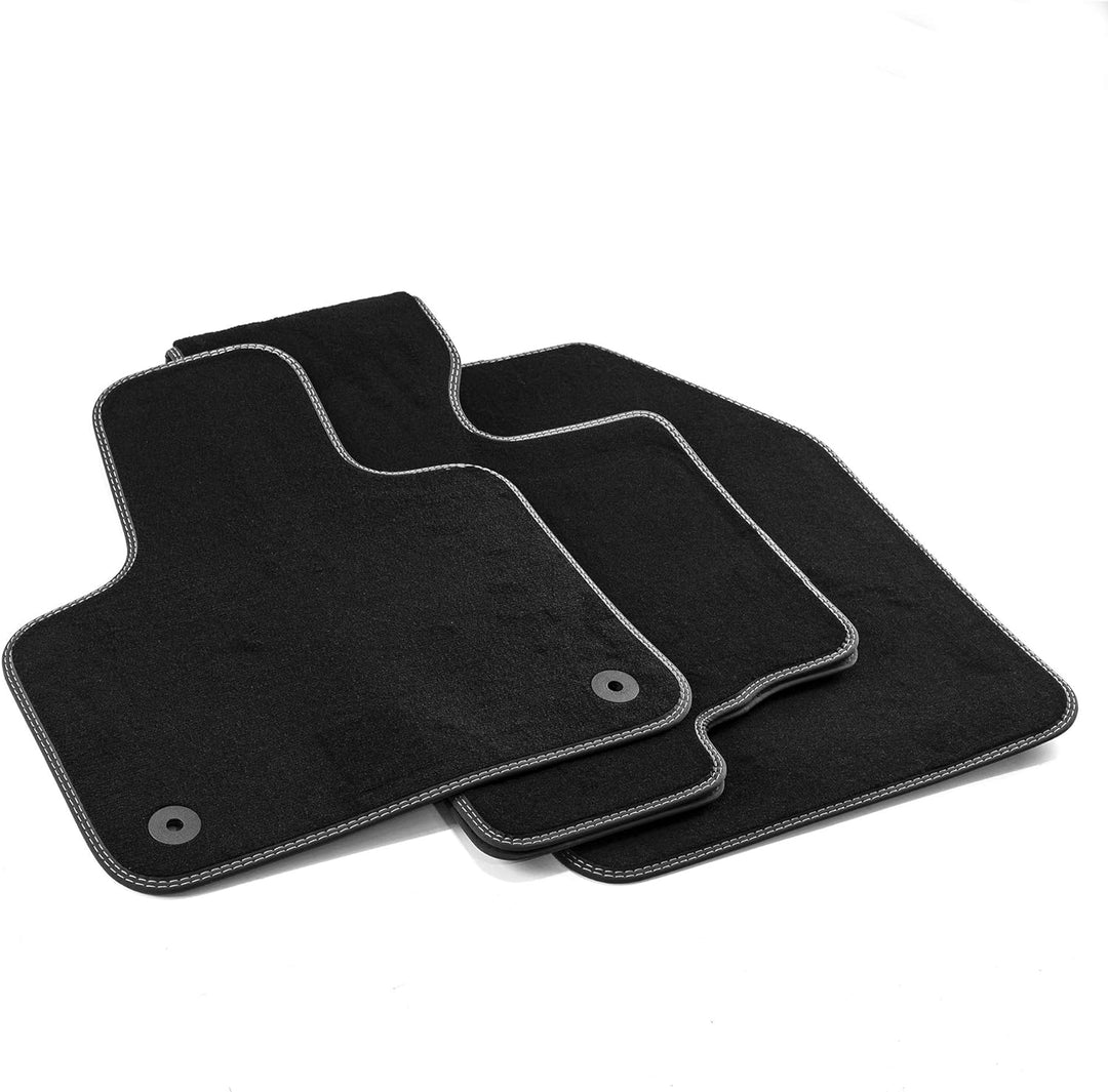 MDM PRO-7292 Fussmatten für Peugeot 3008 II / Opel Grandland X 11.2016>, Passgenau Velours Kunstlede