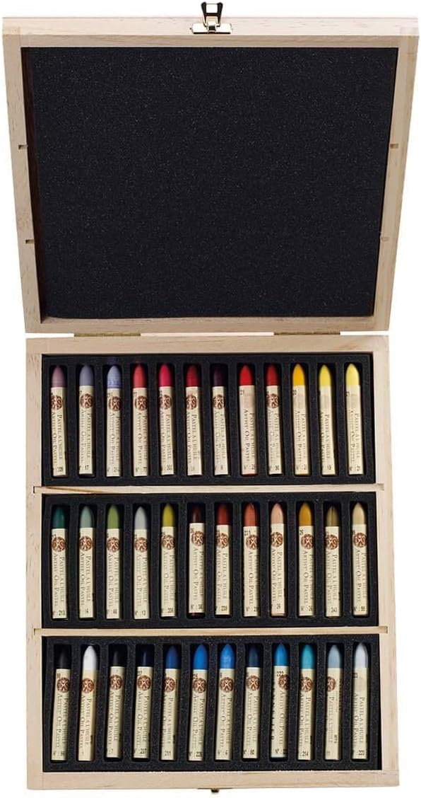 Sennelier Oil Pastel 36 Plein Air Wood Box by