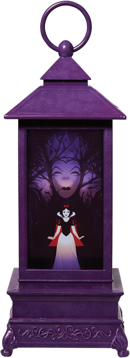 ENESCO Disney Showcase Schneewittchen und die böse Königin Glitter Wasserlaterne, Acryl Flüssigkeits