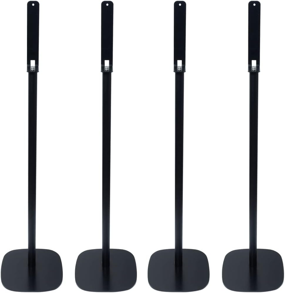 Vebos Standfuss HT-A9 schwarz (4 Stück) - Kompatibel mit Sony HT-A9