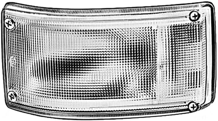 HELLA - Rückfahrscheinwerfer - Halogen - 24/12V - Einbau - Lichtscheibenfarbe: glasklar - Stecker: F