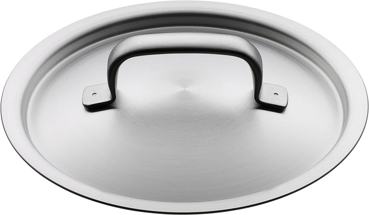 WMF Gourmet Plus Topfdeckel 16 cm, Metalldeckel, Cromargan Edelstahl mattiert, spülmaschinengeeignet