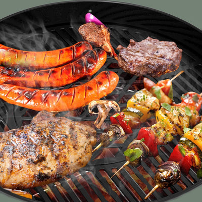 Onlyfire Gusseisen Grillrost, Sear Grate für Webe 8834 Gourmet BBQ Series,Gussrost Ø 30 cm passend f