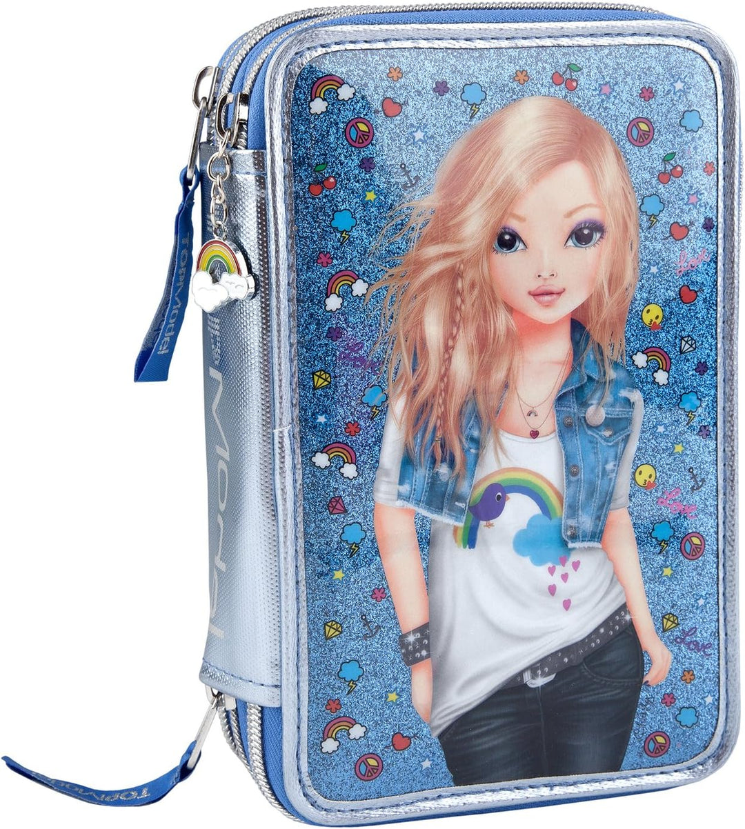 Depesche 8722 - Top Model Friends 3 fach Federtasche, gefüllt, sortiert
