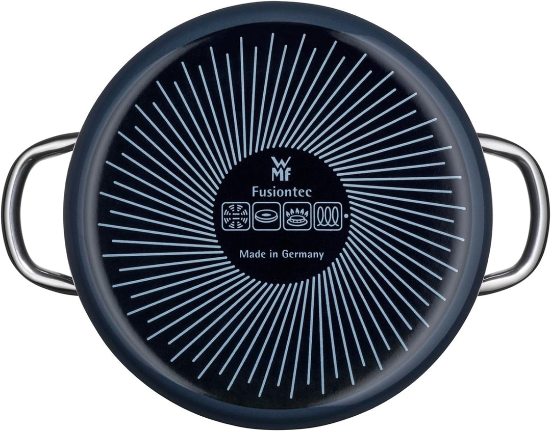 WMF Fusiontec Inspire Kochtopf gross, 24 cm, Glasdeckel, Fleischtopf Induktion, 6,4l, High-Tech Kera