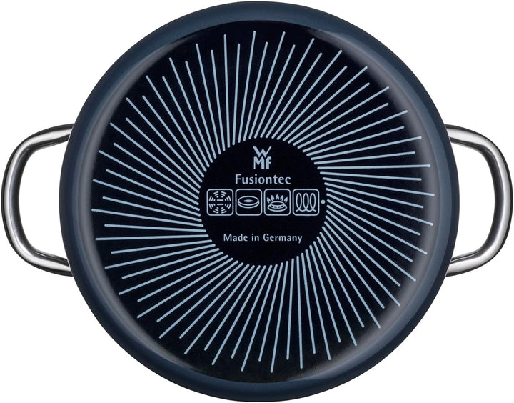 WMF Fusiontec Inspire Kochtopf gross, 24 cm, Glasdeckel, Fleischtopf Induktion, 6,4l, High-Tech Kera
