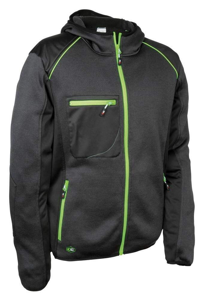 Cofra V376-0-04.Z/3 UCHAMI Jacke, 100% Polyester Anthrazit/Schwarz/Limette, Grösse /3 /3 ANTRAC./NER