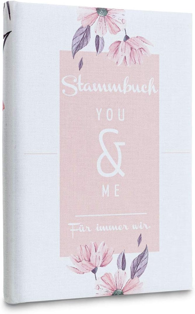 Hochzeitideal – Stammbuch der Familie Nr. 508 Simone 21,0 cm x 15,0 cm - Buchbinderleinen Stammbuch