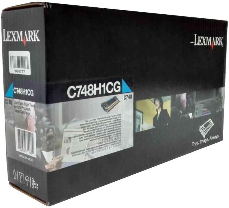 Lexmark C748H1CG - C748 Cyan HY Return Cartridge
