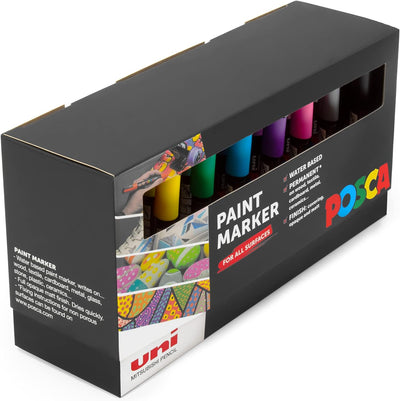 POSCA - PC-1MR – Lackstift – 0,7 mm – Schreibtischset mit 23 Farben
