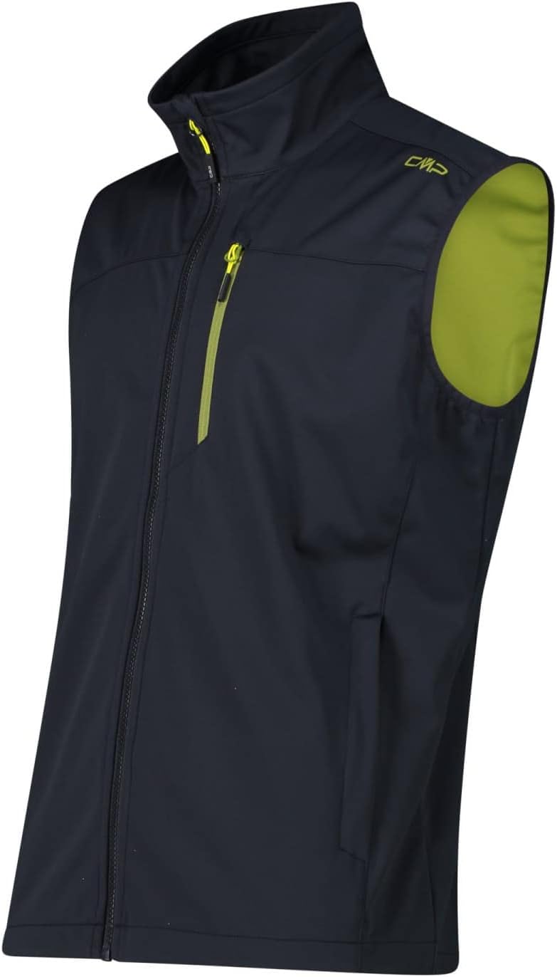 CMP Herren Vest Light Softshell Weste 52 antracite-moss, 52 antracite-moss