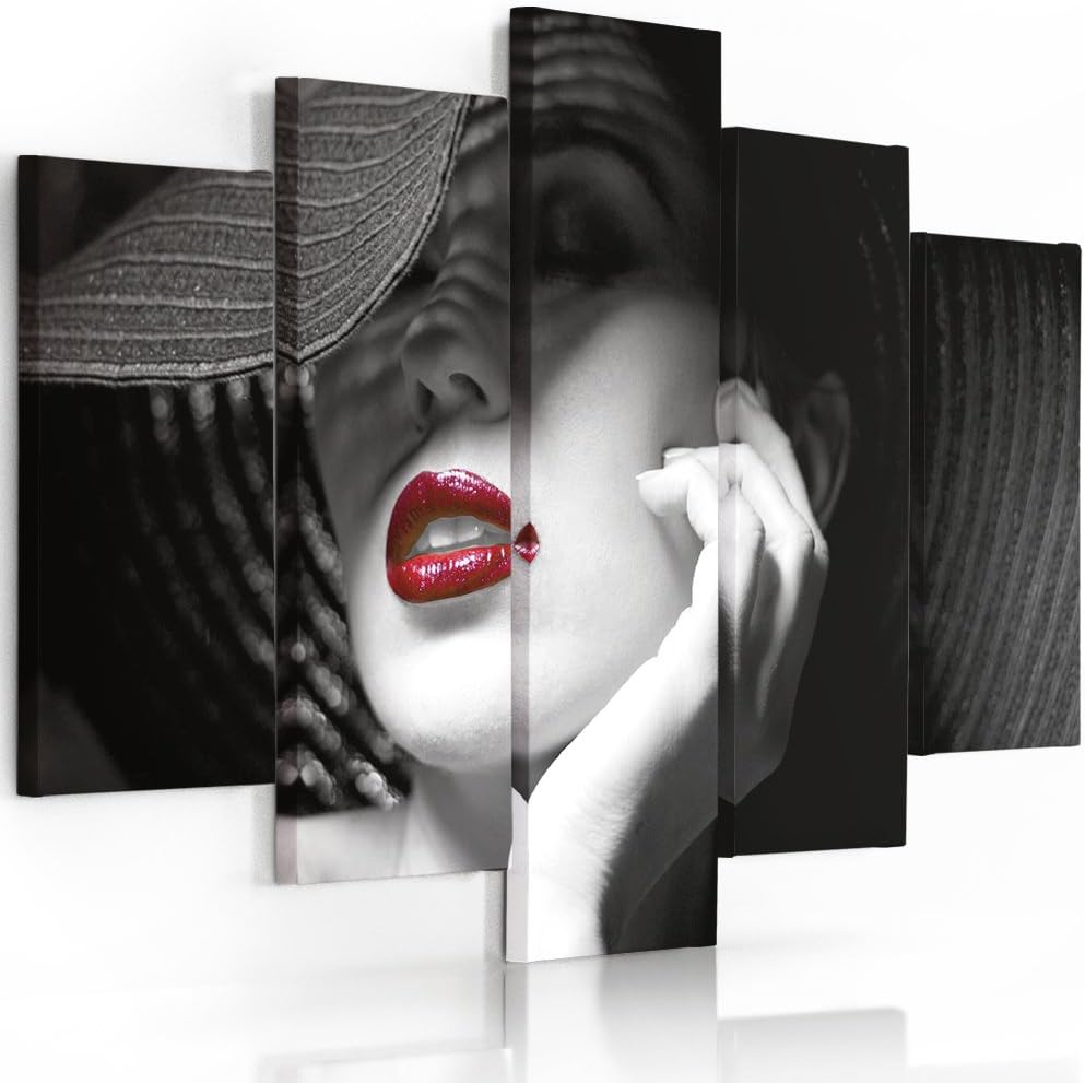 Feeby. Leinwandbild - 5 Teile - Bilder, Wand Bild, Wandbilder, Kunstdruck XXL, 5-Teilig, Typ A, 100x