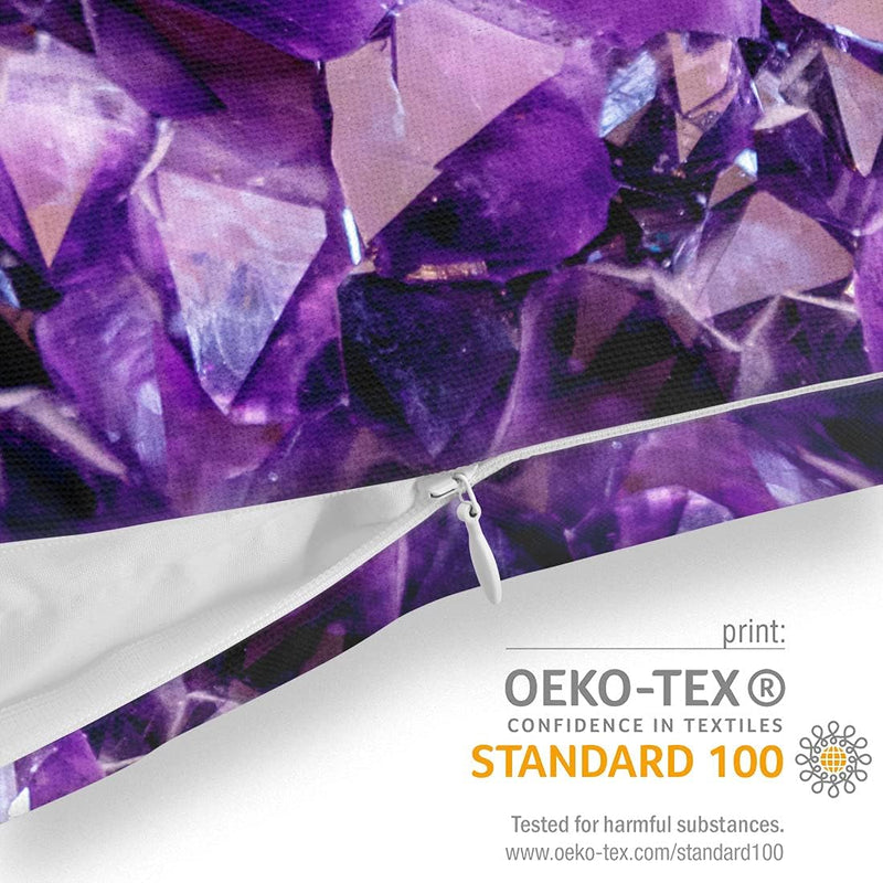 VOID Amethyst Kristall Stein Kissenbezug Kissenhülle Sofakissen Kissen Deko Outdoor-Kissen Dekokisse