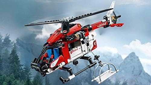 Technic Lego Rettungs-Helicopter 42092 Bauset, 8 Jahre+, Neu 2019 (325 Teile)