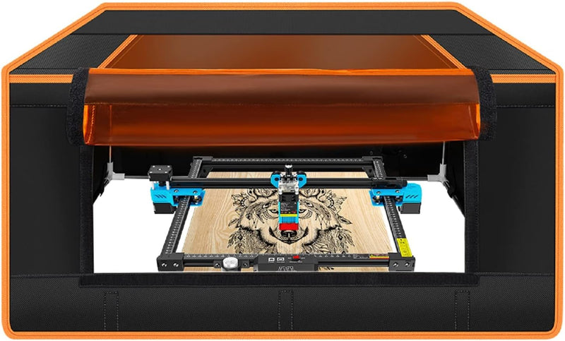 Twotrees Lasergravurmaschinengehäuse, Laserschneider-Schutzgehäuse, 800 x 800 x 400 mm, Lasergehäuse