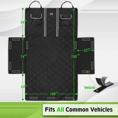 AMZPET Hundedecke Auto Kofferraum - Kofferraumschutz Hund Kombi - Kratzfeste Kofferraum Schutzmatte