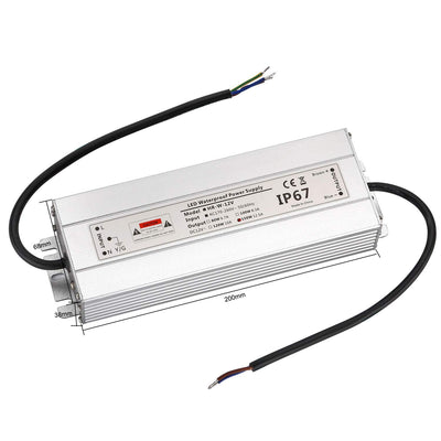 LED Trafo 12V 150W 12,5A IP67,geeignet für LED Stripes und Leuchtmittel,Upgrade Transformator Netzte