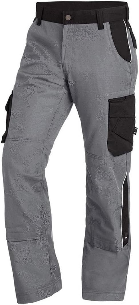 FHB Premium Bundhose Twill 300, 1 Stück, 50, grau / schwarz, 35-130430-1120-50, 50