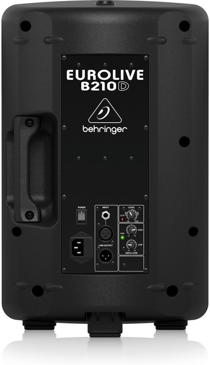 Behringer EUROLIVE B210D Aktives 200-Watt-2-Wege-PA-Lautsprechersystem mit 10-Zoll-Tieftöner und 1,3