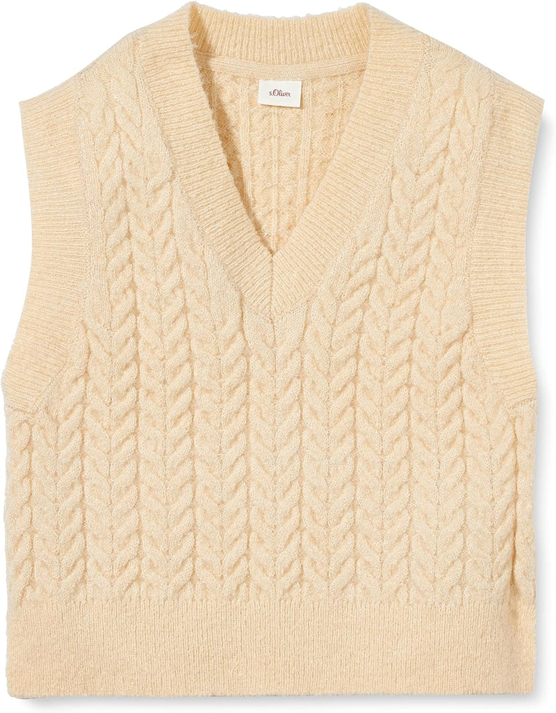 s.Oliver Junior Mädchen 401.10.110.17.170.2105713 Pullover, Beige, S