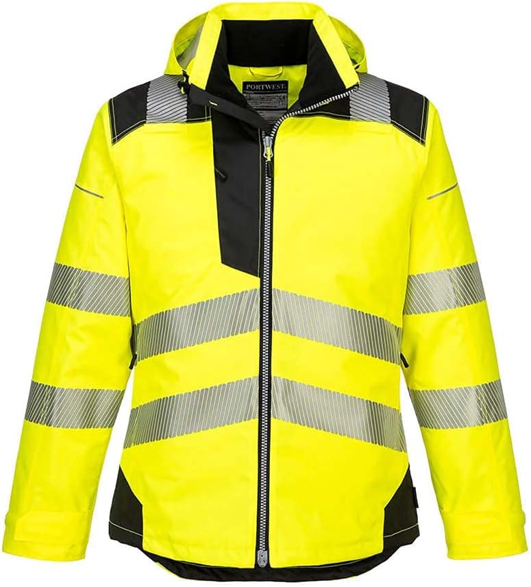 PW3 Hi-Vis Winterjacke XS gelb/schwarz, XS gelb/schwarz