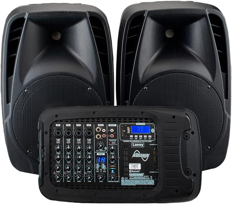 Laney AUDIOHUB Series AH2500D - Portable PA system - 2x500W - 6 channels Bluetooth and FX - 2 mics i