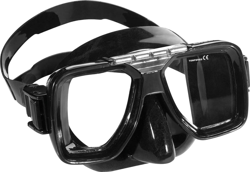 Cressi Tauch Schnorchel Tropical Ultra Durable Maske Schwarz, Schwarz