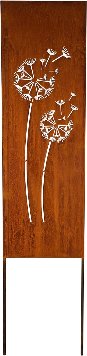 Bornhöft Schild Spruchtafel Gartenschild Edelrost rostige Gartendeko 115cm Edelrost Gartenstecker Ro