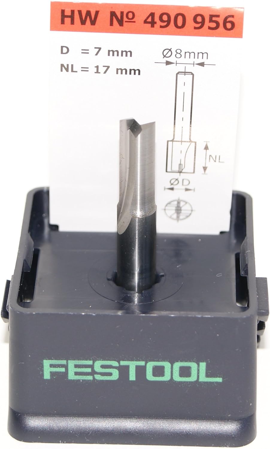 Festool Nutfräser HW S8 D7/17, HW S8 D7/17