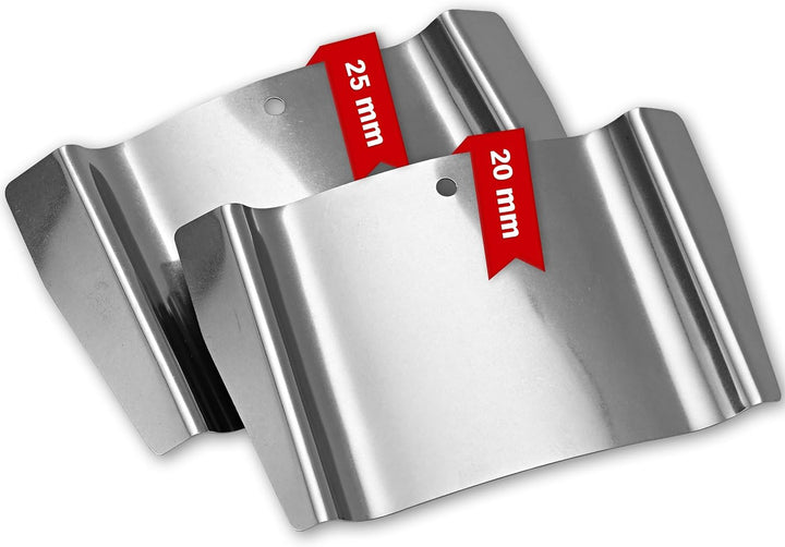 MULTIPICK Türfallengleiter - [2 Stück | 20 + 25 mm] Türfallen Öffnungswerkzeug - Profi Edelstahl Fal