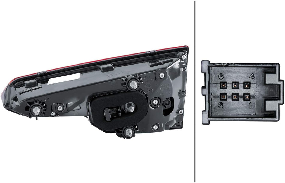 HELLA 2SV 012 247-071 Heckleuchte - LED - innerer Teil - links - für u.a. Audi A4 (8W2, 8WC, B9), Li