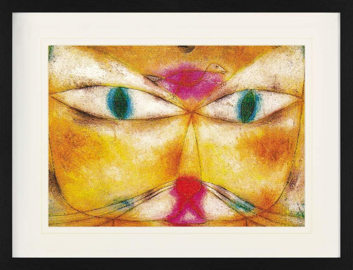 1art1 Paul Klee Poster Katze Und Vogel, 1928 Gerahmtes Bild Mit Edlem Passepartout | Wand-Bilder | I