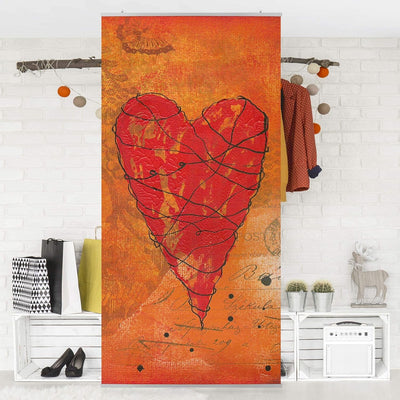 Bilderwelten Raumteiler Love Letter 250x120cm ohne Halterung 250x120cm without hanger, 250x120cm wit