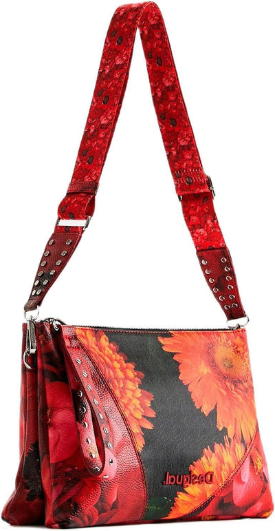 Desigual Womens BOLS_Sunset Patch DO Across Body Bag, Red